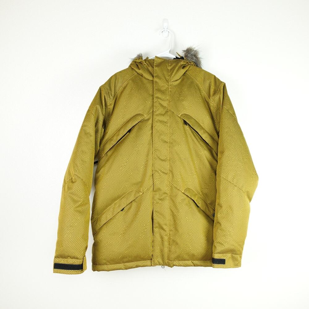 Burton Snow Jacket Womens SZ S‎ Goose Down Insulated Skiing Snowboarding Snow